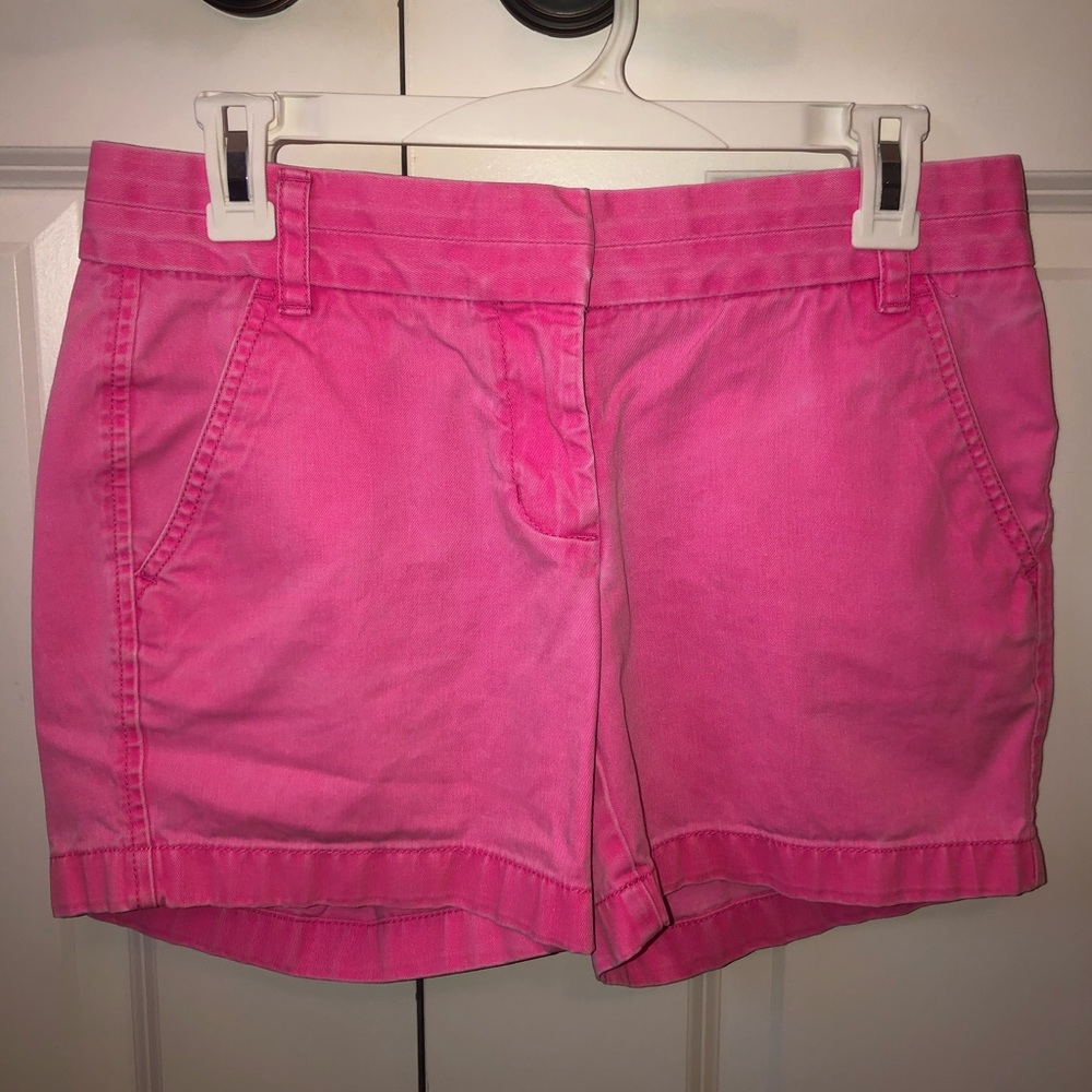 J. Crew 5” Broken-In Chino Shorts, Pink